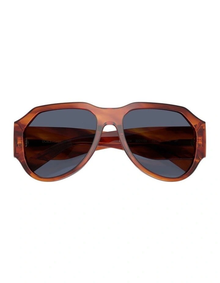 Acetate Polarised Sunglasses in Brown image 4