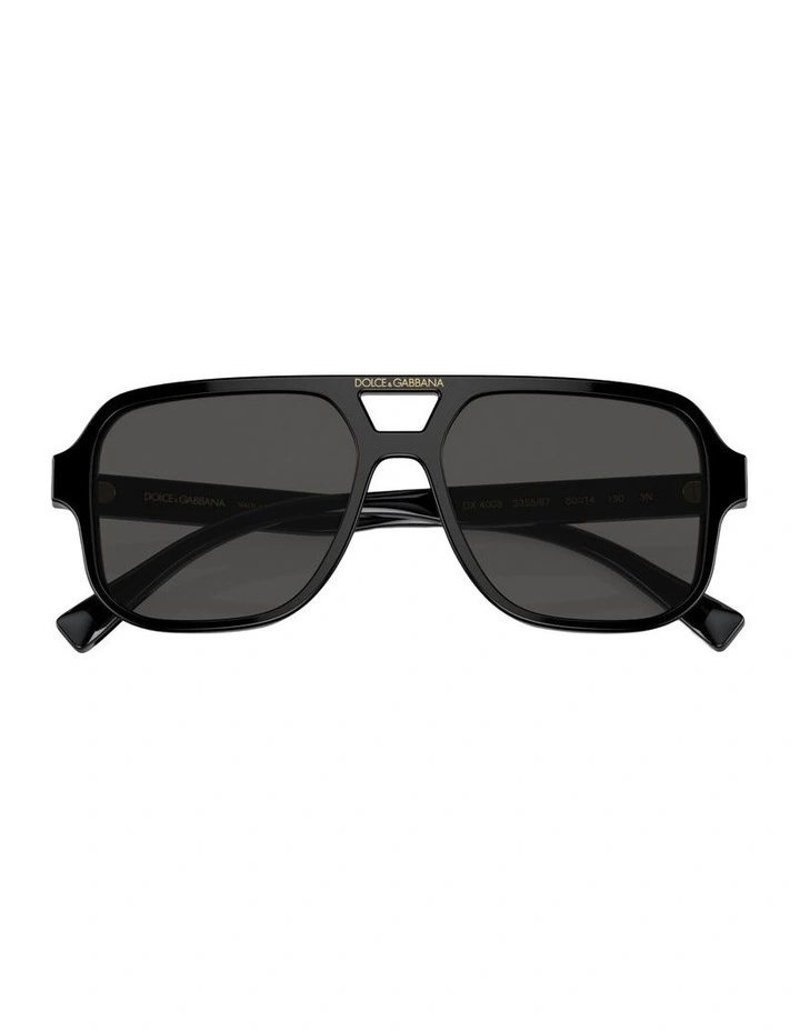Acetate DX4003 Sunglasses in Black image 4
