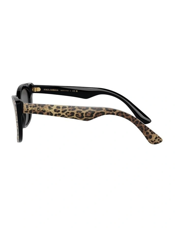 Acetate Sunglasses DX4427 in Black image 2