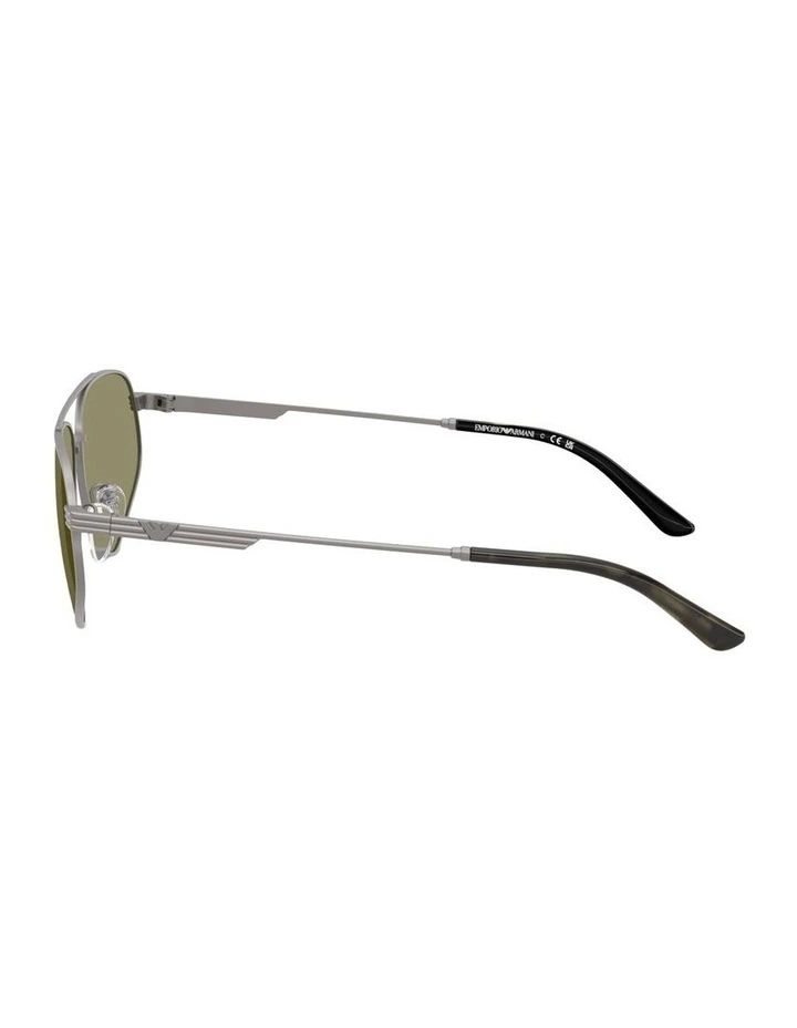 Metal Sunglasses in Grey image 2