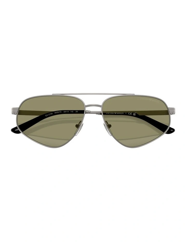 Metal Sunglasses in Grey image 4