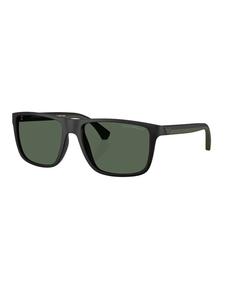 Injected Sunglasses in Black image 1