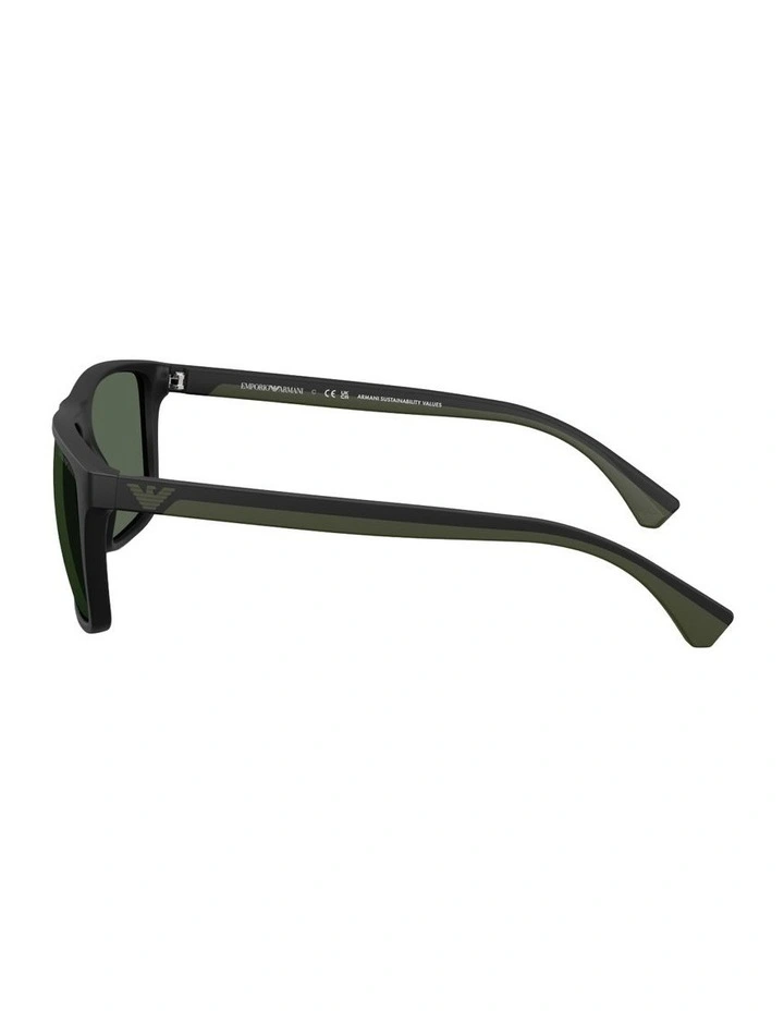 Injected Sunglasses in Black image 3