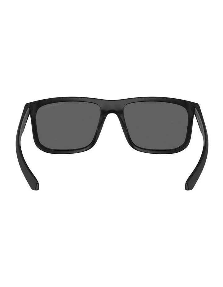 Injected Polarised Sunglasses in Black image 2