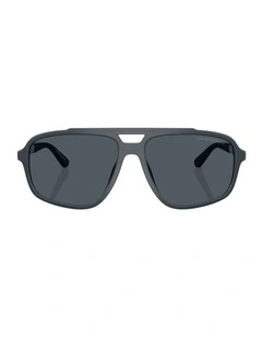 Injected Sunglasses in Blue