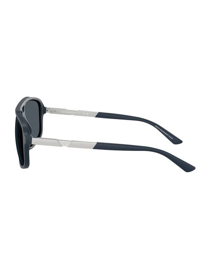 Injected Sunglasses in Blue image 2