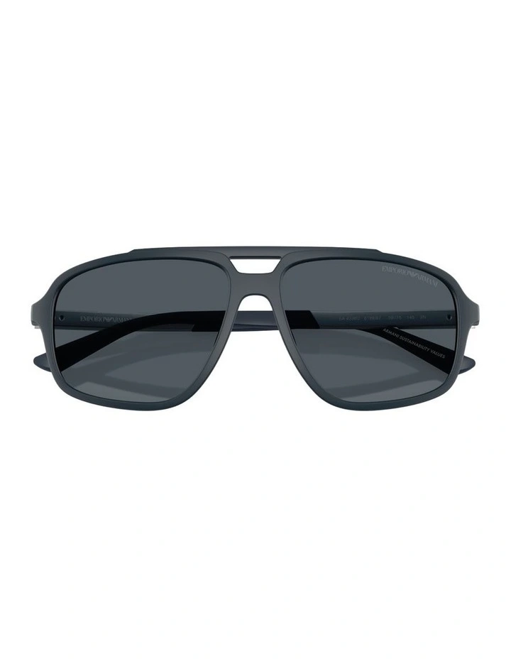 Injected Sunglasses in Blue image 3