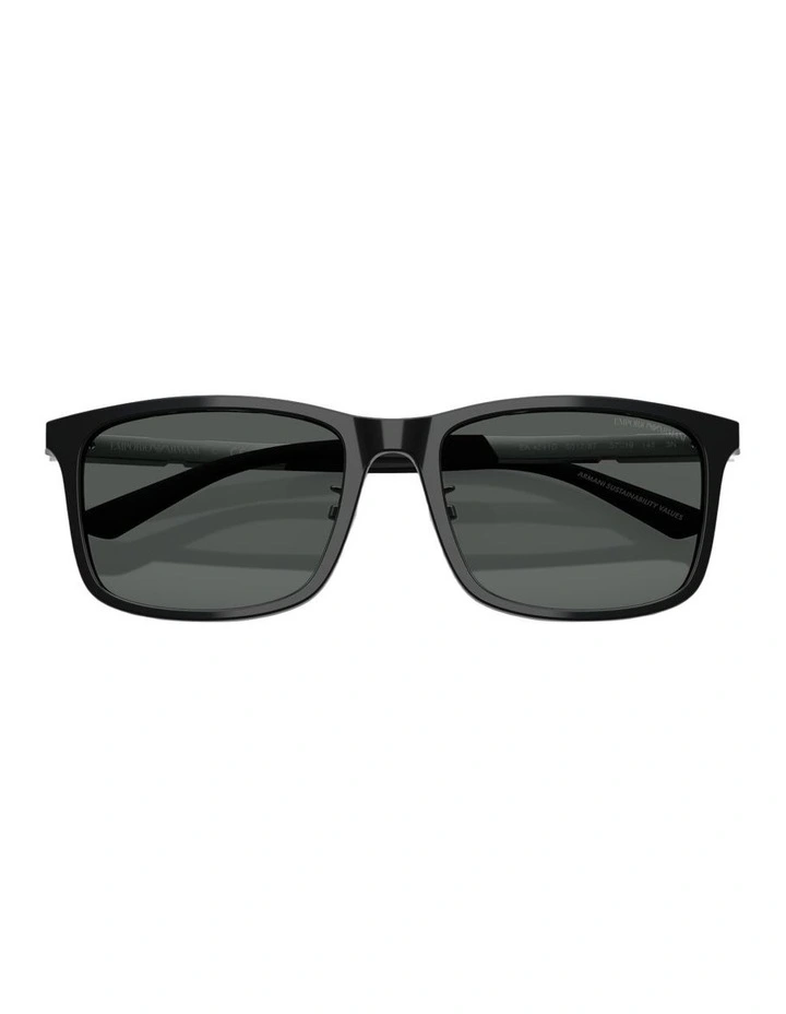 Acetate Sunglasses in Black image 3