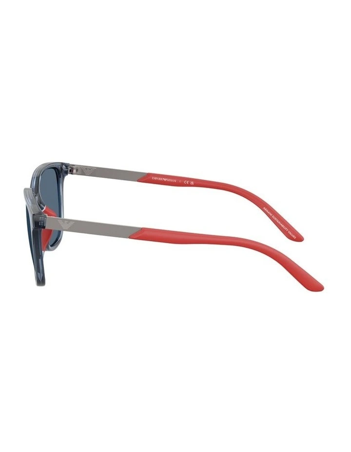 Injected Sunglasses in Blue image 3