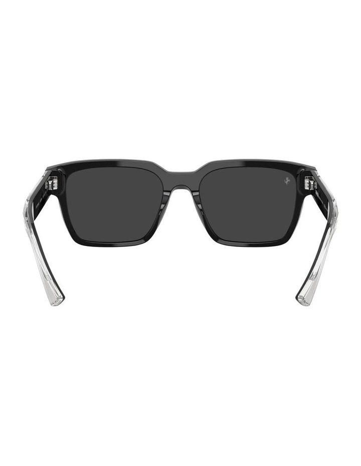 Acetate Polarised Sunglasses in Black image 3