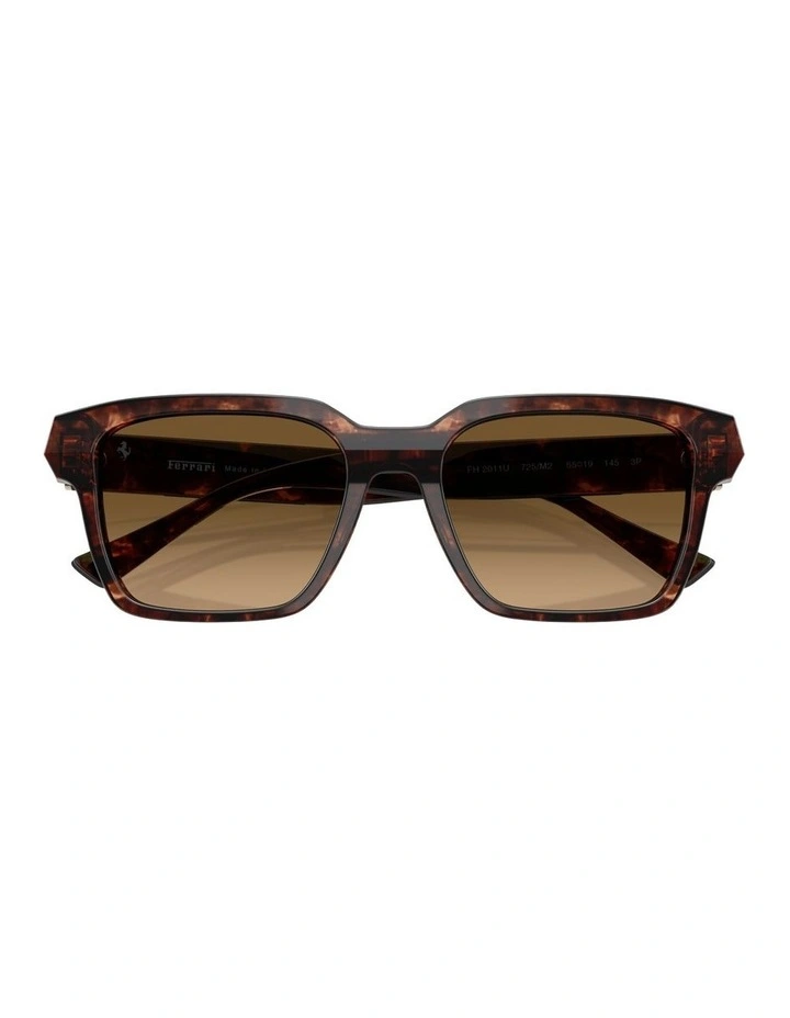 Acetate Polarised Sunglasses in Brown image 4