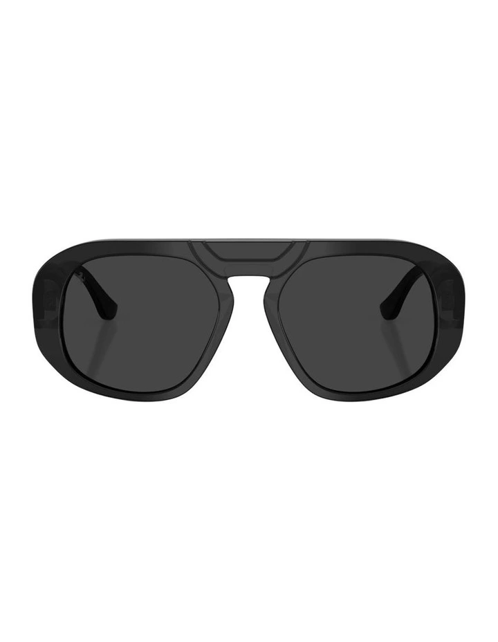 Acetate Polarised Sunglasses in Black image 1