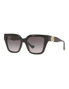 GG1023S Injected Sunglasses in Black