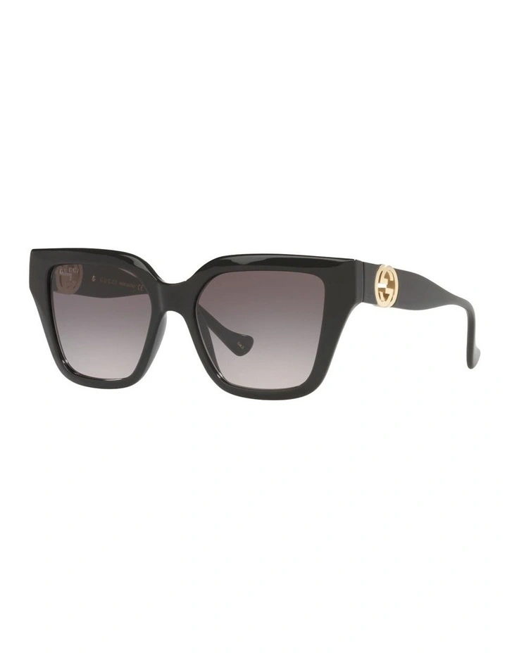 GG1023S Injected Sunglasses in Black image 1