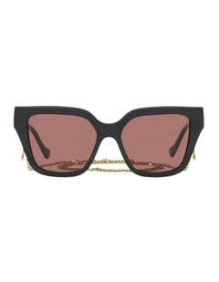 GG1023S Injected Sunglasses in Black