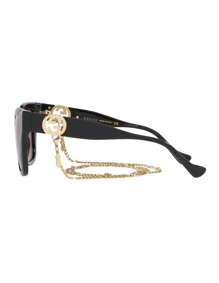 GG1023S Injected Sunglasses in Black image 2
