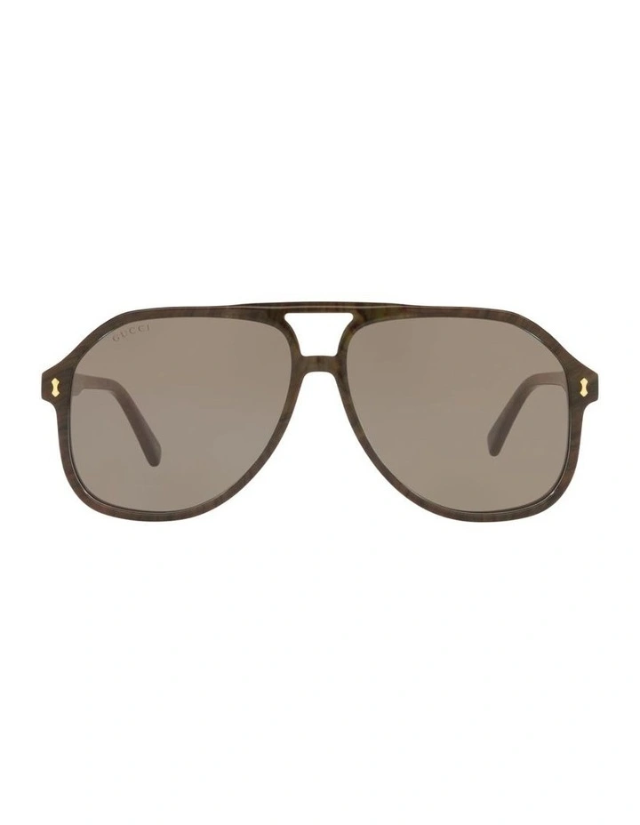 GG1042S Acetate Sunglasses in Brown image 1