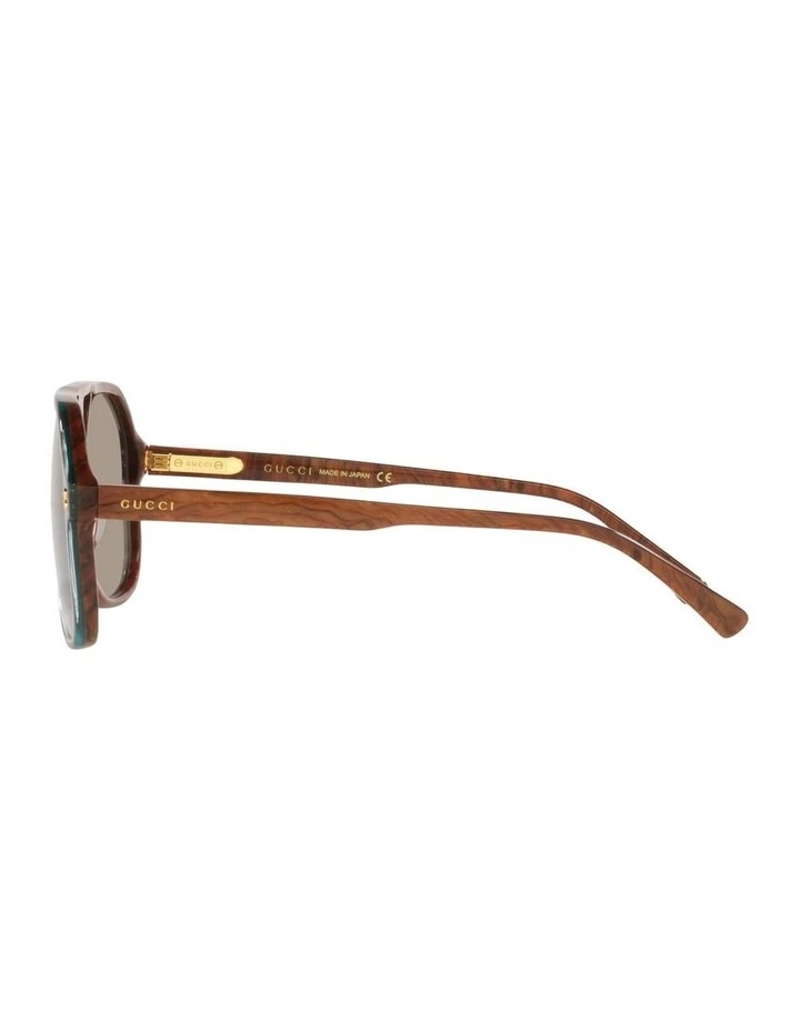 GG1042S Acetate Sunglasses in Brown image 2