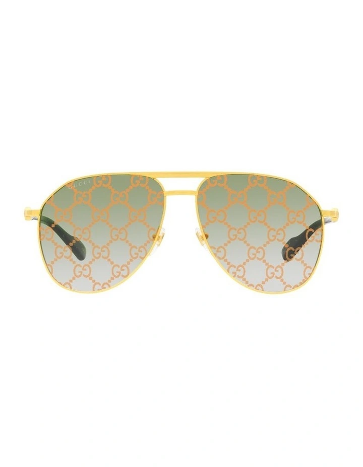 GG1220S Metal Sunglasses in Gold image 2