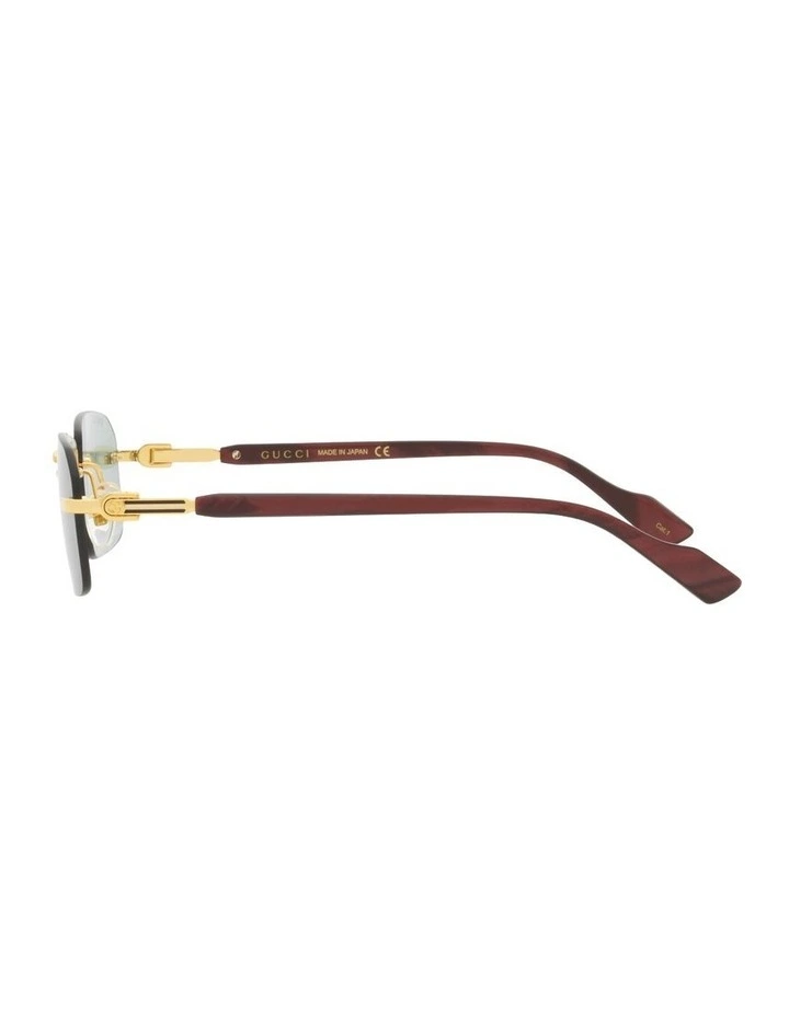 GG1221S Metal Sunglasses in Gold image 2