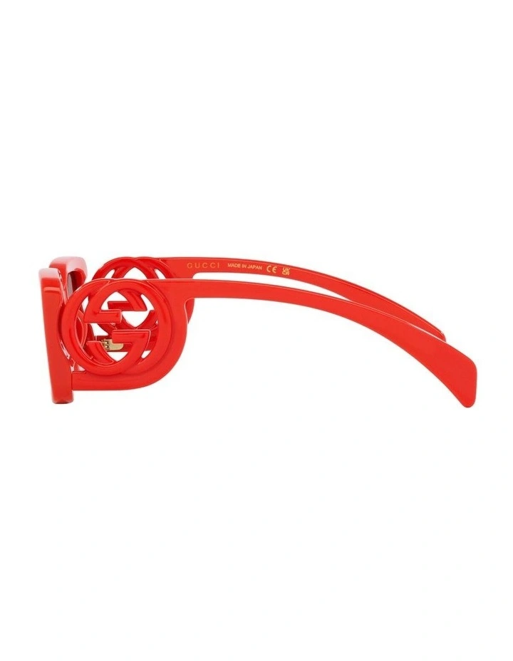 Injected GG1325S Sunglasses in Red image 2
