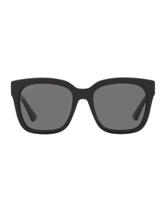 Injected GG1338S Sunglasses in Black