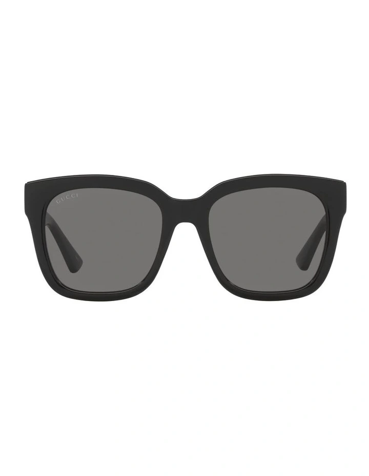 Injected GG1338S Sunglasses in Black image 1