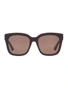 Injected GG1338S Sunglasses in Red