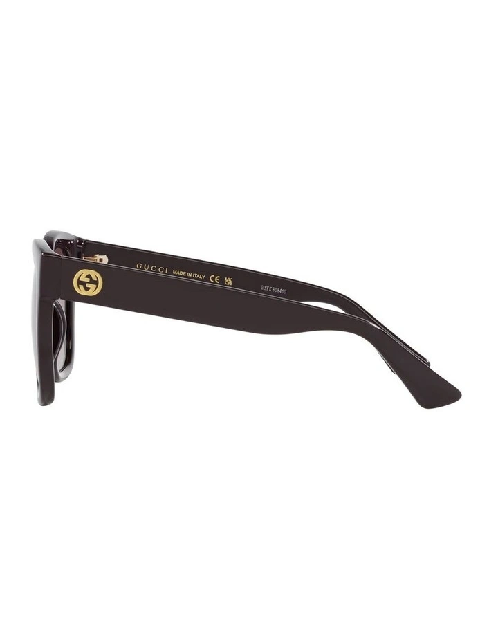 Injected GG1338S Sunglasses in Red image 2