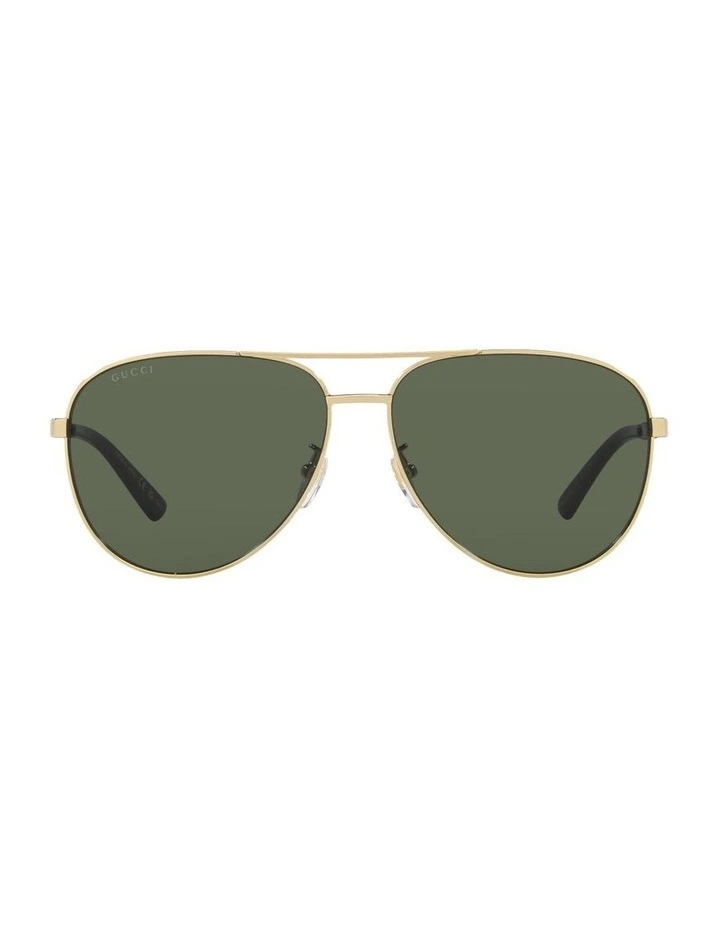 Metal GG1233SA Sunglasses in Gold image 2