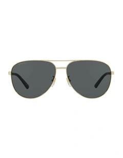 Metal GG1233SA Sunglasses in Gold