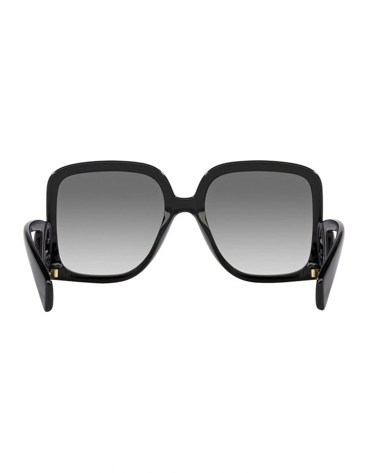 Injected GG1326S Sunglasses in Black image 2
