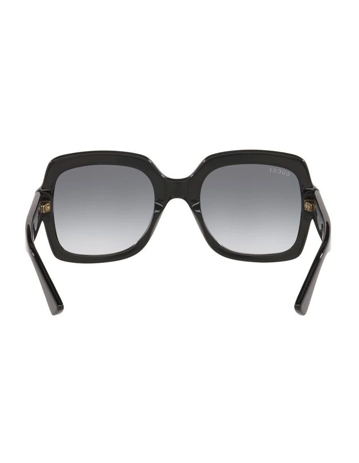 Injected GG1337S Sunglasses in Black image 3