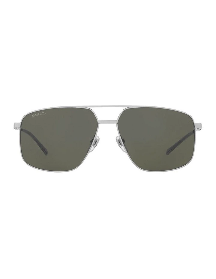 Metal GG1676S Sunglasses in Silver image 2