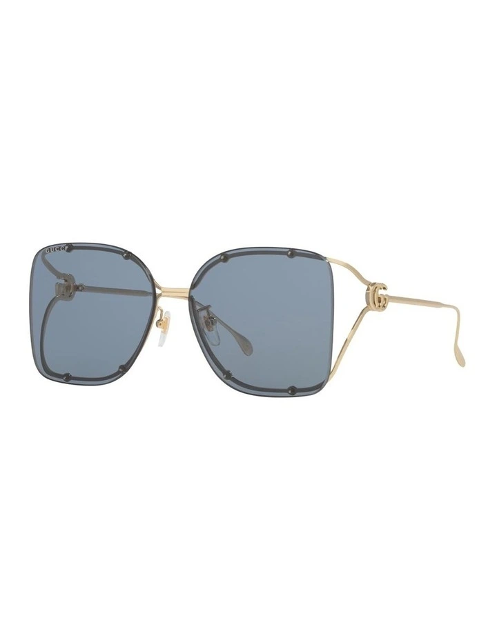 Metal Sunglasses GG1713SA in Gold image 1
