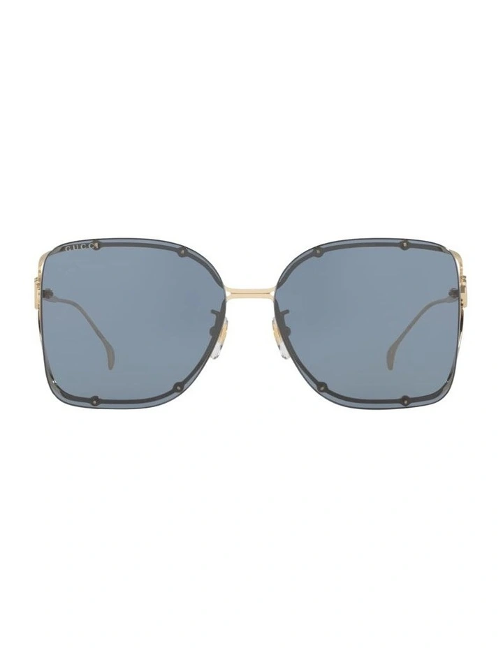Metal Sunglasses GG1713SA in Gold image 2