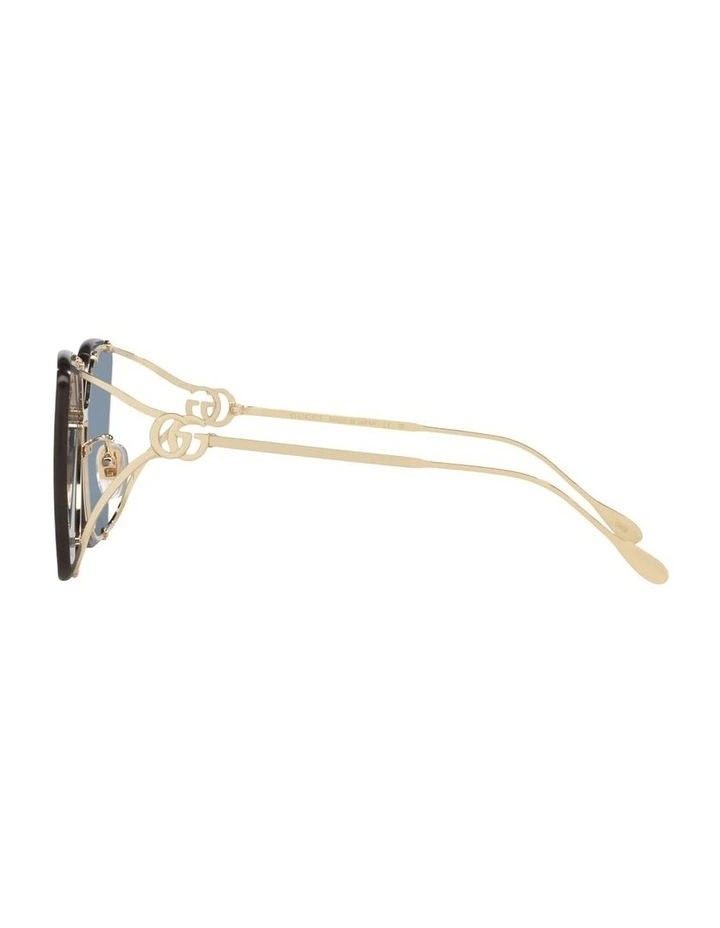 Metal Sunglasses GG1713SA in Gold image 3