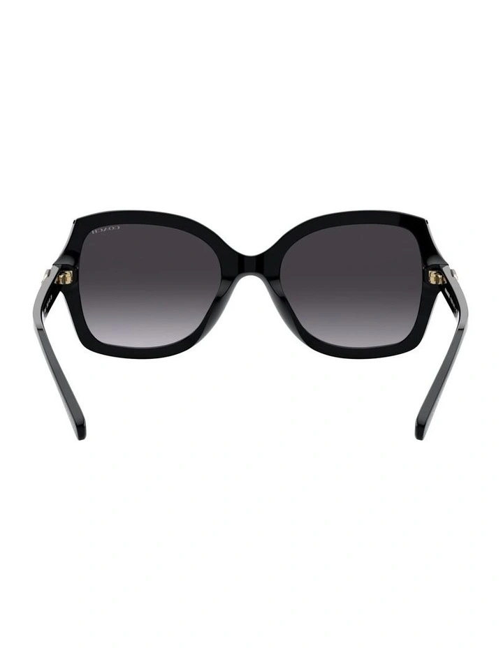 Acetate Sunglasses L1147 in Black image 2