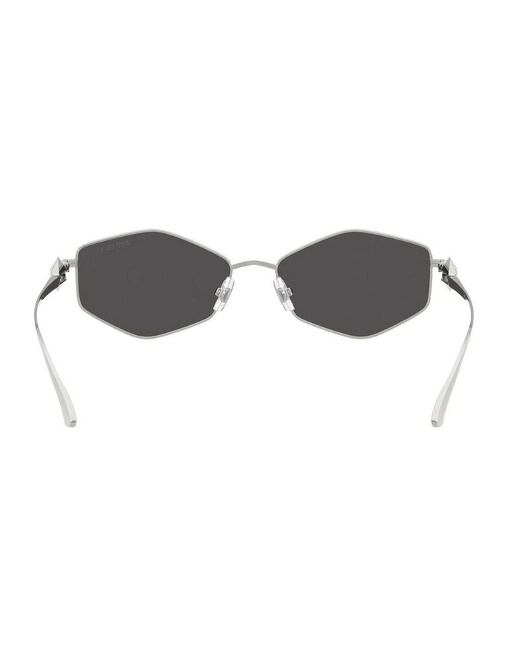 Metal Sunglasses in Silver image 2