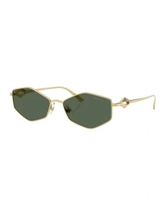Metal Sunglasses in Gold