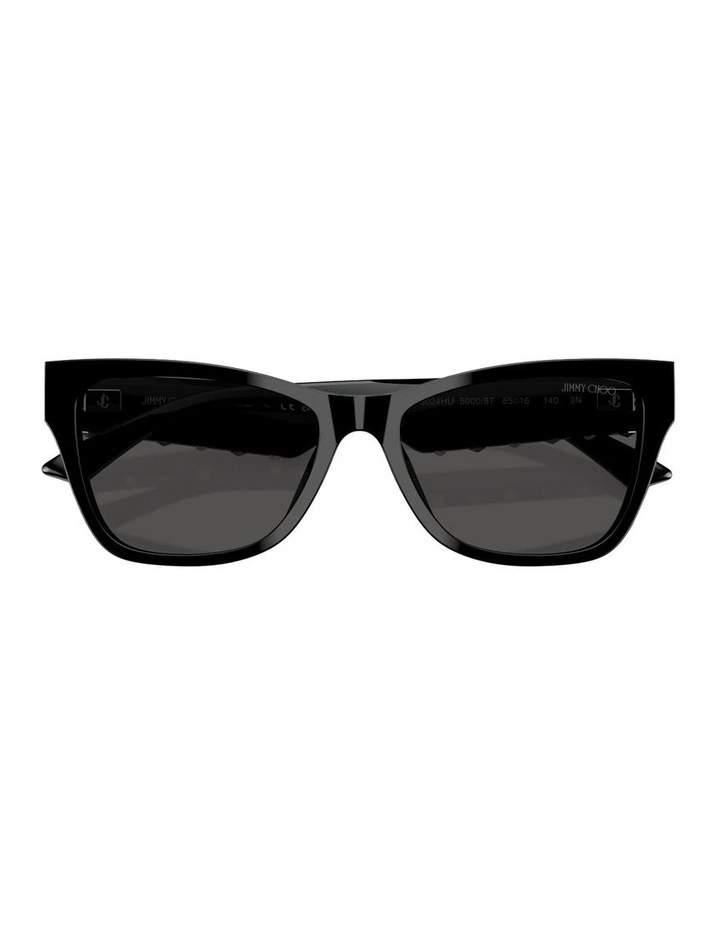 Acetate Sunglasses in Black image 4