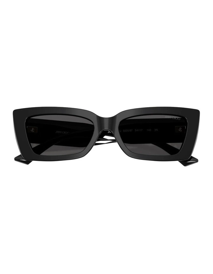 Acetate Sunglasses in Black image 3