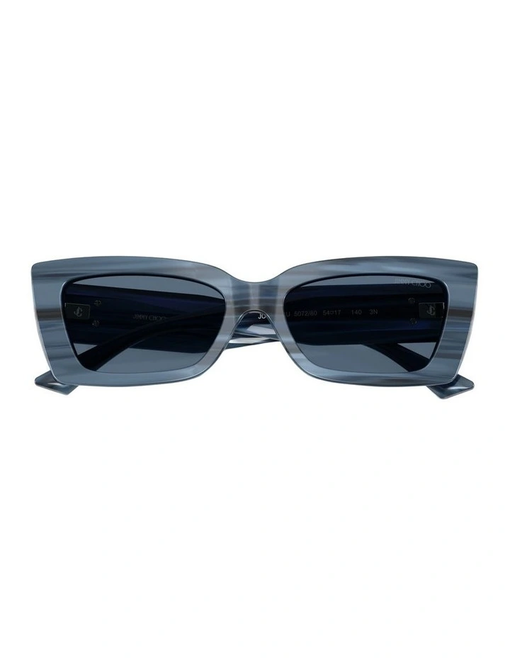 Acetate Sunglasses in Blue image 3