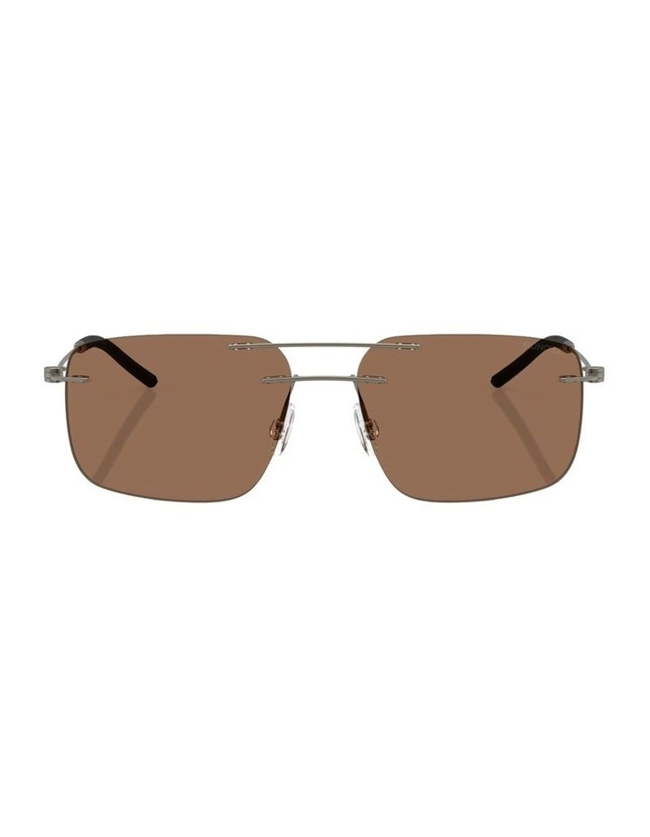 Doppler Steel Sunglasses in Grey image 1