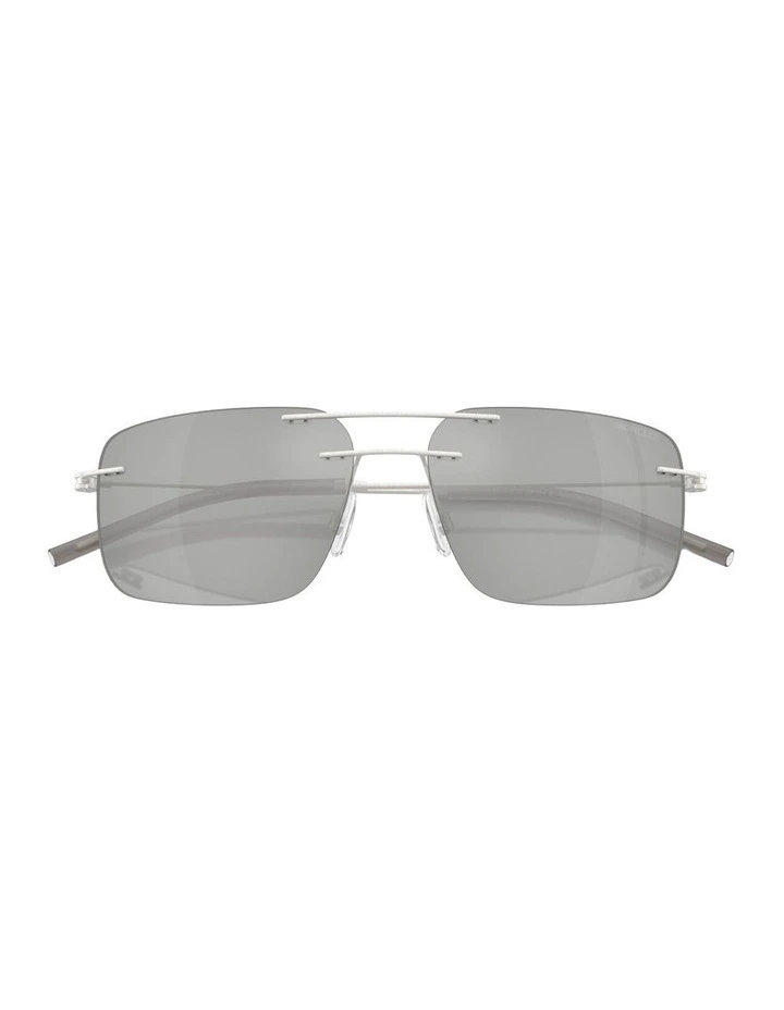 Doppler Steel Sunglasses in Silver image 4
