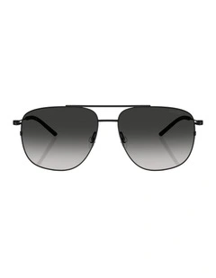 Alumni Steel Sunglasses in Black