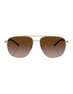 Alumni Steel Sunglasses in Copper
