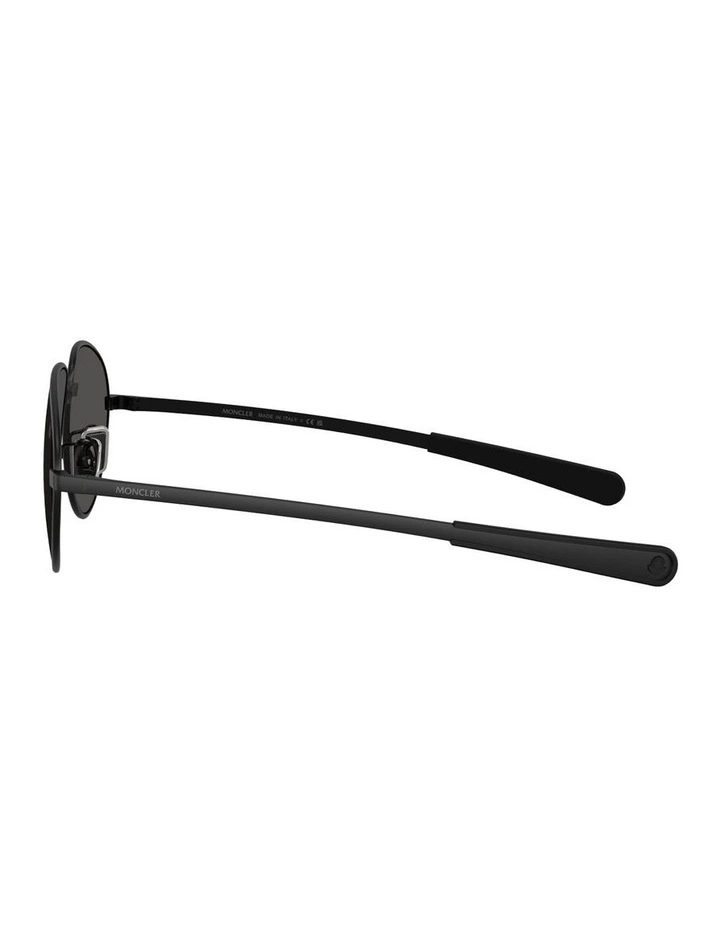 Vizla Metal Sunglasses in Black image 3