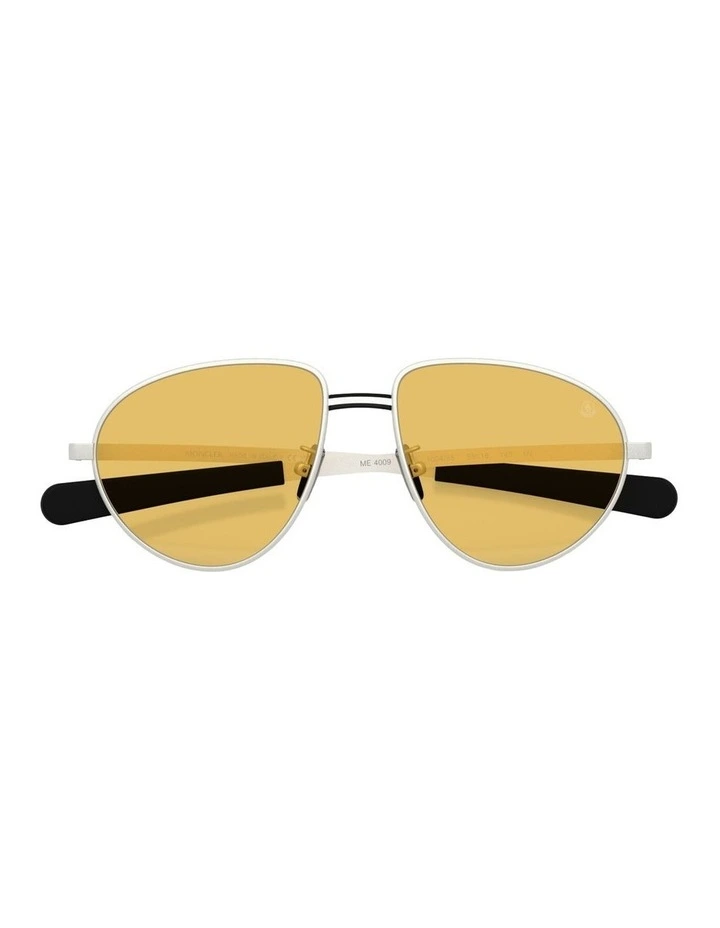 Vizla Metal Sunglasses in Silver image 3