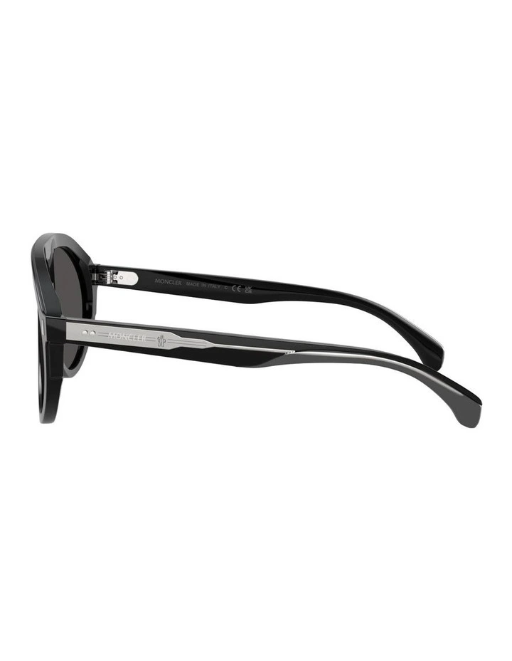 Acetate Sunglasses in Black image 2